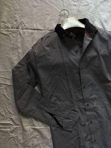 Black &amp; White Micro Check Shirt – Brand: Flirt