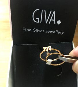 GIVA Letter M Ring💍⭐️