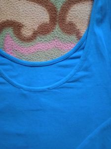 Blue Crop Top