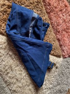 Denim Overalls Shorts