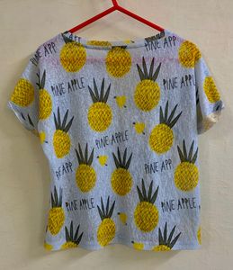 Pineapple Print Tee