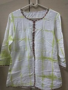 White & Green Kurta