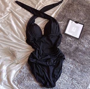 Halter Black Bodysuit