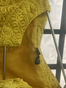 Mustard Yellow Anarkali