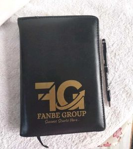 FANBE Group Notebook Diary with Pen
