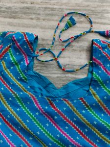 Stylish Blue Ethnic Dress