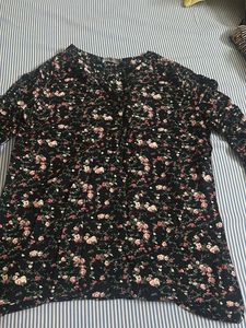 Floral Print Long Sleeve Top