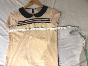 Vintage-Style Peter Pan Collar Blouse