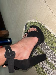 Black Block Heels