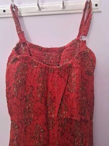 Red Floral Sundress