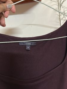 Burgundy CODE Top