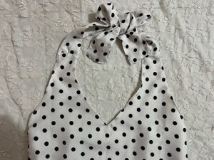 Polka Dot Halter Top