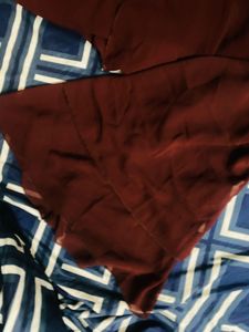 Burgundy Tiered Burqa