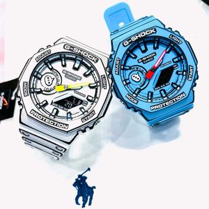 G SHOCK MANGA GA-2100MNG-7A (White) &amp; BLUE
