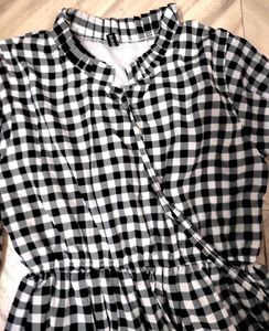Gingham Checkered Dress