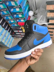 Nike Air Jordan High Neck Navy Blue Shoes 🚨
