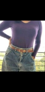 purple vintage sweatshirt / top