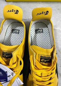 ONITSUKA TIGER MEXICO 66 YELLOW BLACK SNEAKERS 7.5