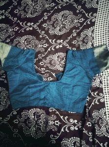 Blue Colour Fancy Pattu Saree