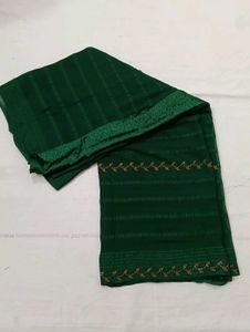 Elegant Green Saree