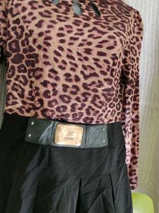 Leopard Print chanel dress