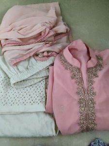 Peach Embroidered Kurti......Kpp Ppp....