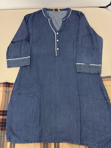 Denim Look Kurta