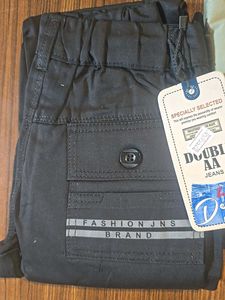 Black Cargo 6 Pocket Pants - New
