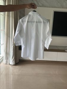 Classic White shirt with 3/4th  sleeve
