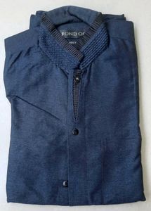 Men's Navy Button-Down Shirt