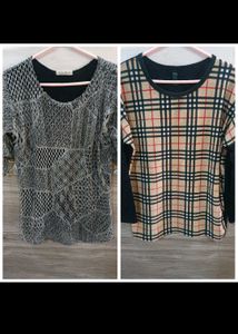 Combo Mesh Top & Oversized T-shirt