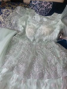 Elegant White Embroidered Dress