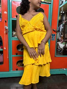 Yellow Short Dress