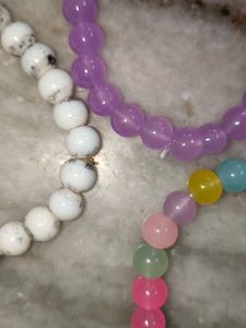 Beaded Charm Bracelet Set