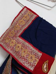 Elegant Embroidered Saree