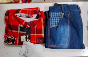 Mens boys top and bottom