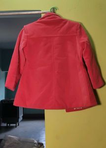 pink Velvet Feel Coat