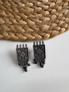 Oxidized Silver Choker Set