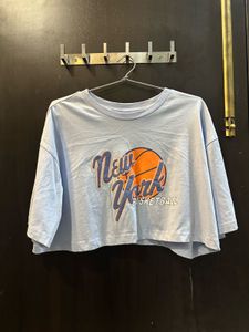 New York Basketball Crop Top