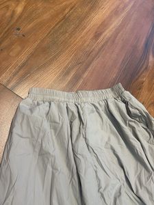 A-LINE HIGH WAISTED MID LENGTH LANTERN SKIRT