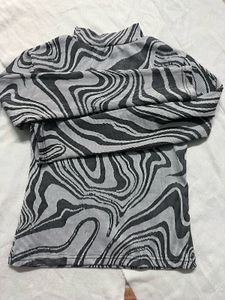 Funky Zebra Print Top