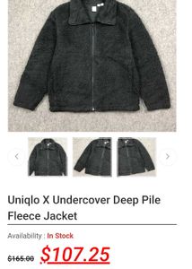 Uniqlo X Undercover Deep Pile Fleece Jacket