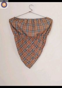 Plaid Tube Top