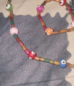 Set Of 2: Evil Eye Necklace and bracelet