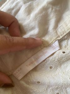 Cute White Eyelet Crop Top