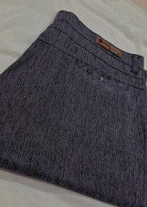 Stylish Men's Grey Patterned Pants