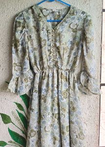 Floral Print Dress🎀💚