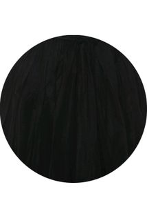 Solid Women A-line Netted Black Skirt