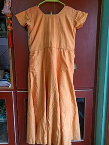 Orange Ethnic Gown