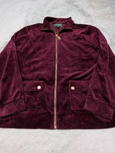 🙂‍↔️🔥 Vintage Ralph Lauren Velour Jacket